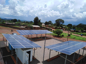 Solar installation in a rural school area