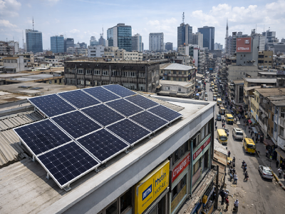 Solar installation for small business in Lekki Lagos